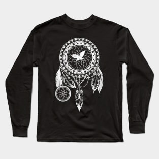 Dreamcatcher (grunge white) Long Sleeve T-Shirt